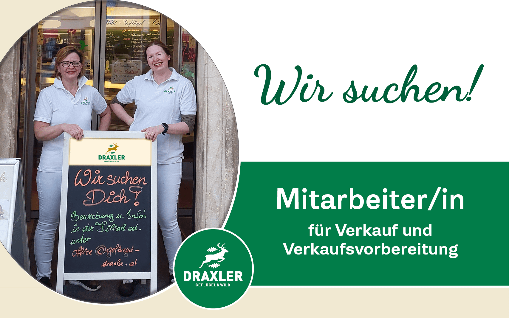 Verkauf und Verkaufsvorbereitung Job Graz - Draxler Geflügel-Wild GmbH